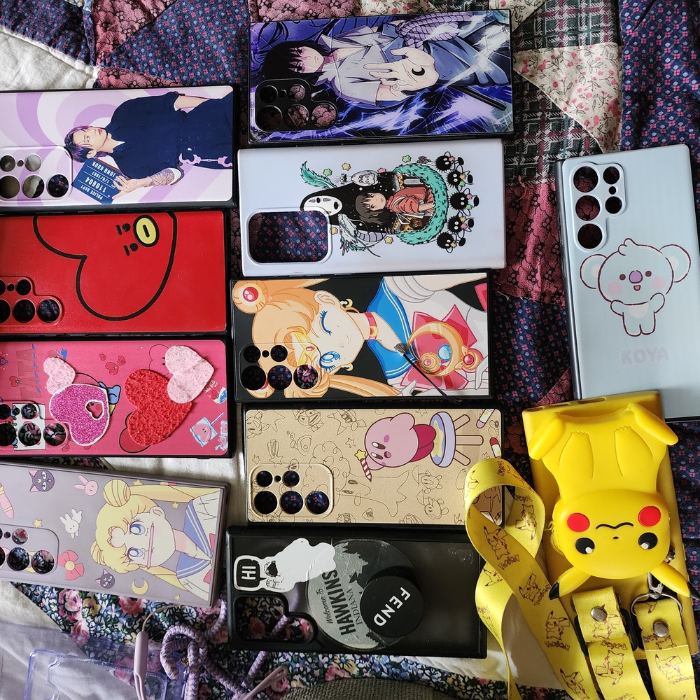 Cute Character Samsung Phone Case - Multiple Pink & Red Designs